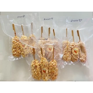 🐭(ชีสล้วนคอร์นดอก*3ไม้*)🐭 corndogชีสยืด สไตล์เกาหลี แถมซอสและผงเขย่า corndog corn dog คอร์นด๊อก