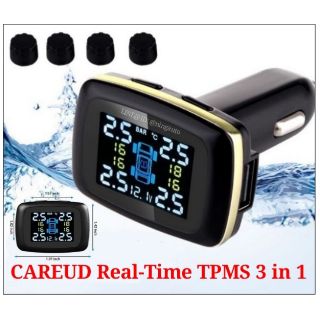 เครื่องวัดลมยาง CAREUD Real-Time TPMS 3 in 1