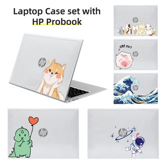 เคสแล็ปท็อป PVC แบบแข็ง ลายการ์ตูน สําหรับ HP Probook 440 G8 445 G8 14 นิ้ว Pavilion 14-dv