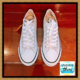 Goldcity รองเท้าผ้าใบ รุ่น 1207 สีขาว by Pacific Shoes