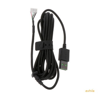 Exhila สายเคเบิ้ลเมาส์ไนล่อนถักสําหรับ Razer Deathadder Elite
