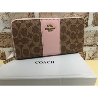 กระเป๋าสตางค์ใบยาว coach ใบยาว 7 นิ้ว