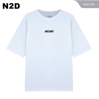 N2D เสื้อยืด Oversize - Awesome (AWS - COTTON 100%)