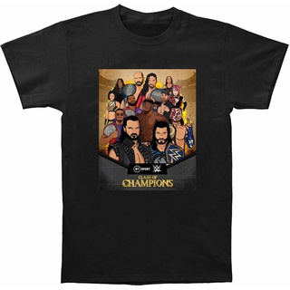 เสื้อยืดผ้าฝ้ายพิมพ์ลายแฟชั่น เสื้อยืด ผ้าฝ้าย พิมพ์ลาย Class Of Champions Wwe Port แฟชั่นฤดูร้อน สําหรับผู้ชาย