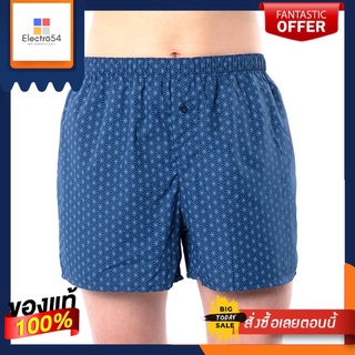 กางเกงบ๊อกเซอร์บุรุษ ผ้าทอพิมพ์ลาย ไซส์ L (ขนาดใหญ่)MEN BOXER SHORTS WOVEN PRINT SIZE L