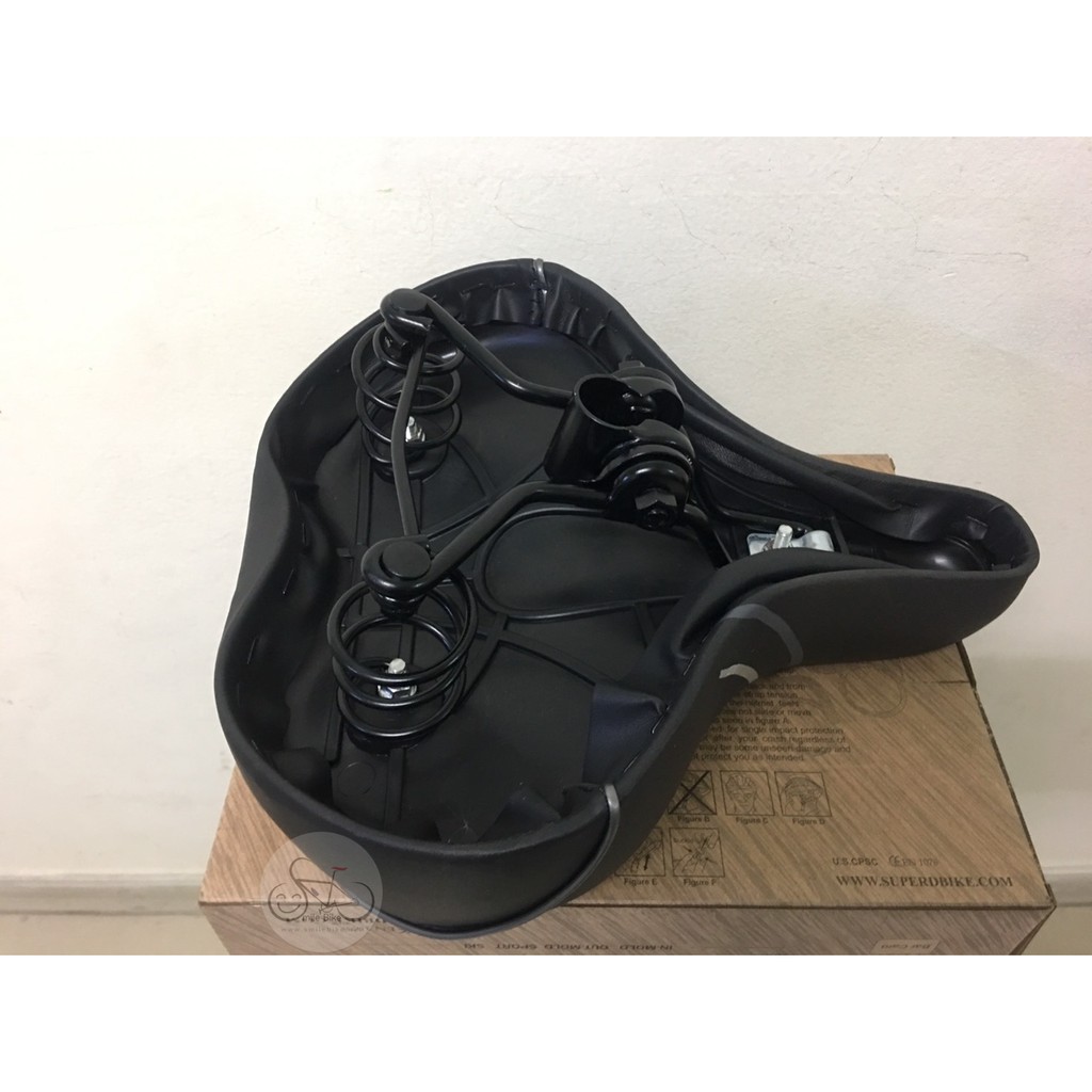 เบาะจักรยานแม่บ้าน ขนาดใหญ่พิเศษ นั่งสบาย ไม่เจ็บก้น - รูปที่ 2