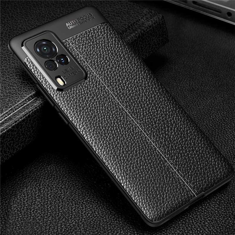 Vivo X70 Pro Plus X60 Pro Plus X50 Pro Plus หรูหรา หนัง PU นิ่ม TPU ซิลิโคน รวมทุกอย่าง เคสโทรศัพท์ป
