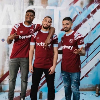 เสื้อเชิ้ต ลาย West Ham Home 2022 2023 คุณภาพไทย 1:1