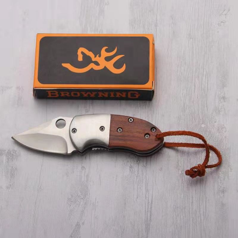 BROWNING มีดพับ มีดเดินป่า มีดป้องกันตัว มีดพับเล็ก เครื่องมือการอยู่รอด EDC แบบบพกพา ล่าเพื่อความอยู่รอด ราคา ถูกที่สุด ดีลบีเคเค แกลเลอรีภาพที่ 4