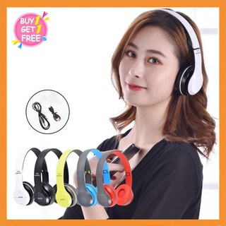 ซื้อ 1 ซื้อ 1 หูฟัง bluetooth P47 wireless คุ้มค่าคุ้มราคา!