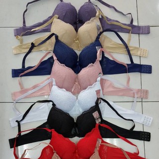 👙👙เสื้อในมีโครง ฟองบาง 3 ตะขอ ตัวถูก คัพ B ไซส์ 36,38,40,42👙👙