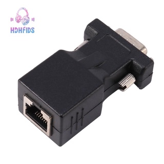 VGA Extender Male To LAN CAT5 CAT6 RJ45 Network Cable Adapter