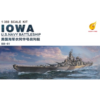 พลาสติก โมเดล ประกอบ VERY FIRE สเกล 1/350 USN IOWA BB-61 (350910)