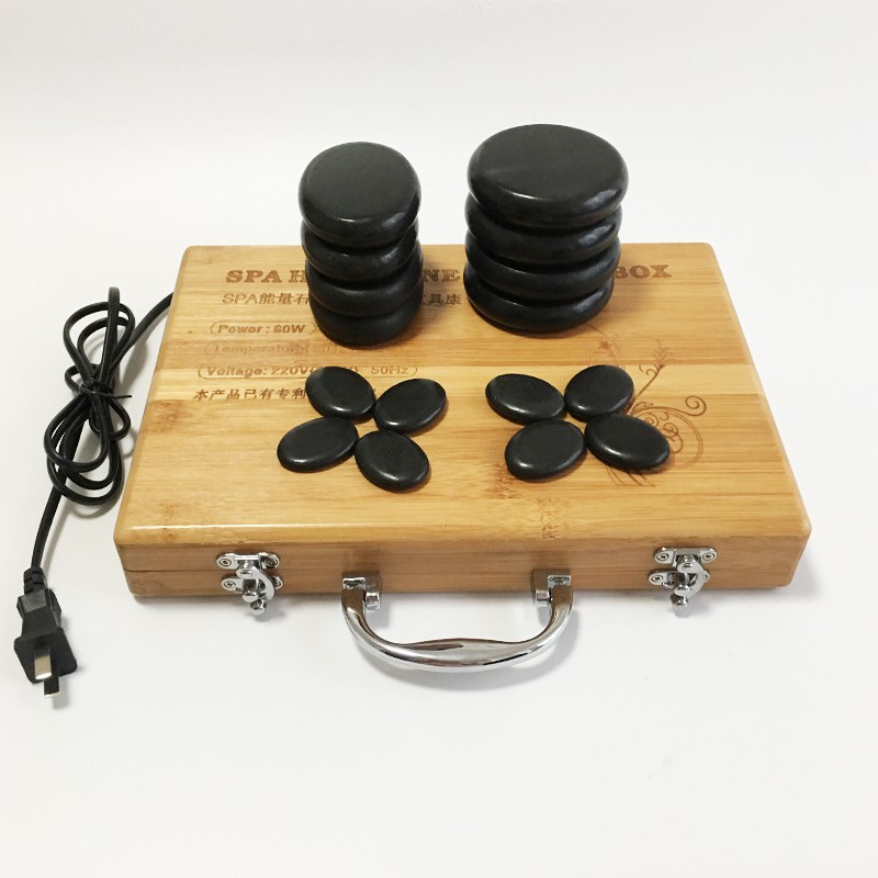 หินสปา🔥ชุดหินร้อนสปา SPA หินนวด🔥หินร้อนสปา หินร้อน ขนาดใหญ่ สำหรับนวดสปา ชุด16 ชิ้น #หินภูเขาไฟ # หินสปา - รูปที่ 5