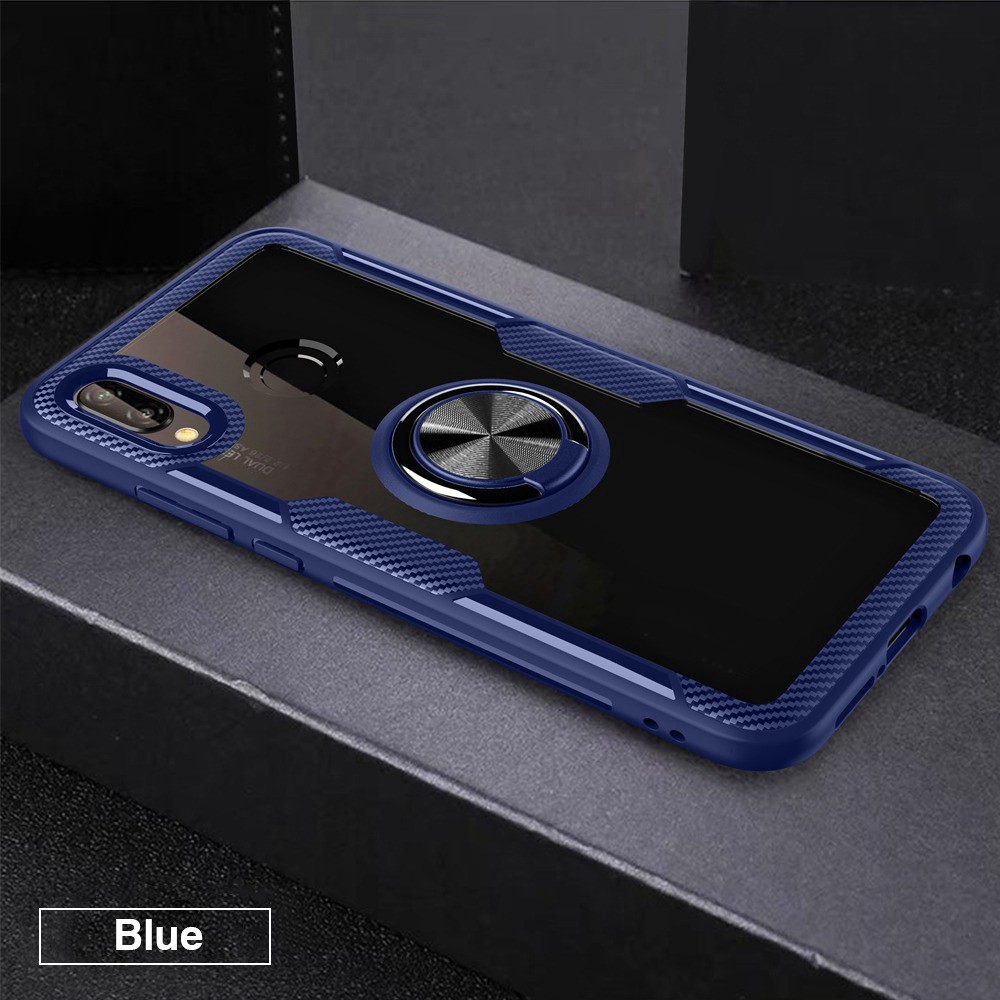 Vivo X21 V9 NEX A NEX S X23 Symphony Ultra-Thin Stand Holder Finger Ring Clear Phone Case เคสโทรศัพท์มือถือติดรถยนต์ #8