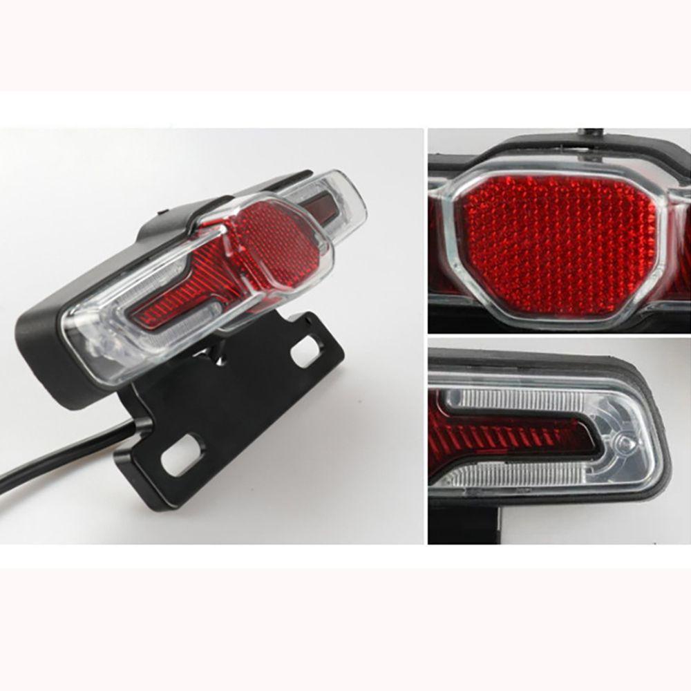 ไฟท้ายจักรยานไฟฟ้า รองรับ 12V/36V/60V กันน้ํา IP54 มีไฟแจ้งเตือนความปลอดภัย ราคา ถูกที่สุด ดีลบีเคเค แกลเลอรีภาพที่ 7