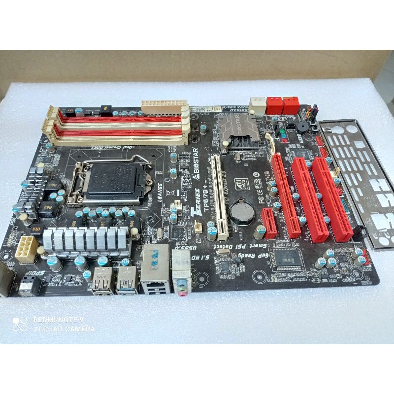 ซ็อกเก็ต Biostar TP67B Mianboard+ 1155 Ddr3