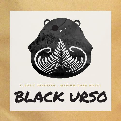 ✟✔Black Urso Coffee Beans เมล็ดกาแฟคั่วเข้ม 1kg