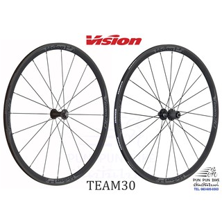 *ผ่อนได้ คอยน์คืน* VISION : TEAM30 BLACK วงล้ออลูฯ แบริ่ง ขอบสูง 30 มม.