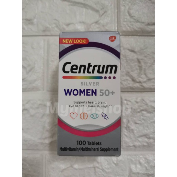 พร้อมส่ง USA Centrum Silver 50+ Women วิตามินรวมผู้หญิง multivitamins multi vitamin USA US vitamins adult วิตามิน แม่
