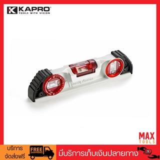 KAPRO 935 ระดับน้ำปรับองศา OPTIVISION® Red Torpedo 25cm (10″) Magnetic Cast Aluminum Level