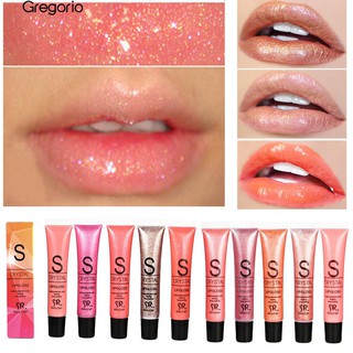 👍👄Makeup Matte ลิปสติก Waterproof Tool ลิปกลอสสุภาพสตรี Beauty Shiny