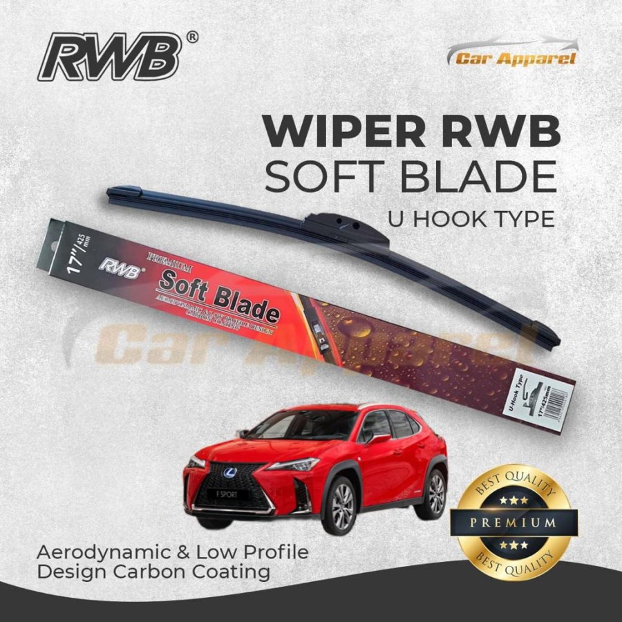 ที่ปัดน้ําฝน RWB Soft Lexus Ux200 2019-2022 / กระจกบังลม Lexus Ux 200