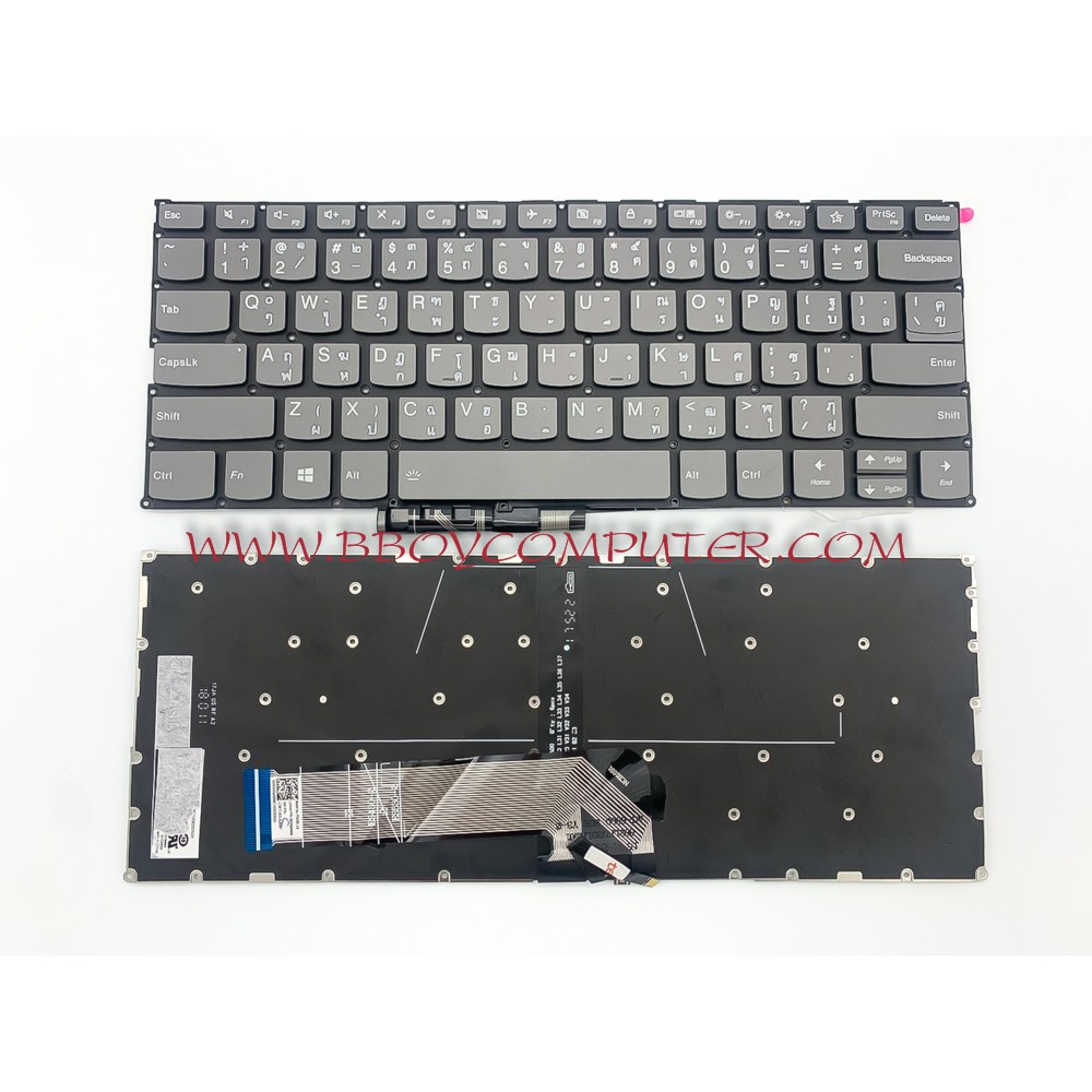 LENOVO Keyboard คีย์บอร์ด Yoga 530-14 530-14IKB 530-14ARR IDEAPAD 530S-14IKB  สกรีนไทย ไม่คม