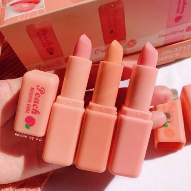 ส่งฟรี/ส่งไว ลิปบาล์ม ลิปมันเปลี่ยนสี Hasaya(คละสี) บำรุงริมฝีปาก ช่วยบำรุงริมฝีปากให้นุ่มชุ่มชื่น ไม่แห้งแตก 1 แท่ง