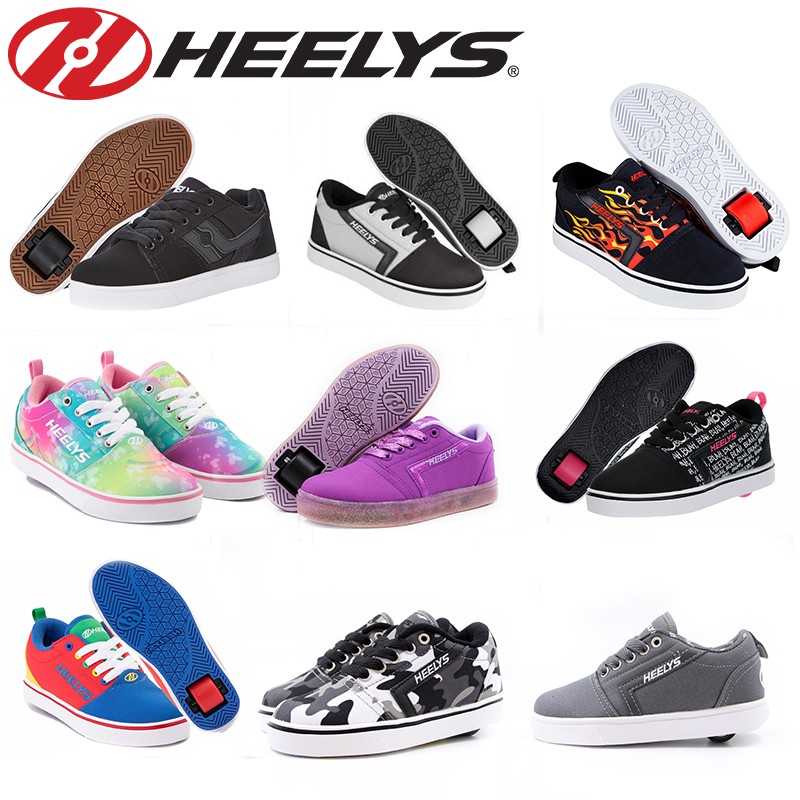 [Runaway Shoes] American heelys Summer Ultra-Light Boys Girls Children Student Walking Canvas Spring
