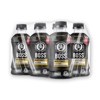 บอส คอฟฟี่ ไมลด์ลี่ สวีท หวานน้อย บรรจุ 230ml ยกแพ็ค 6ขวด BOSS COFFEE MILDLY SWEET