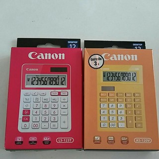 เครื่องคิดเลข สี Canon 12หลัก (AS-120V , LS-123T) พร้อมส่ง