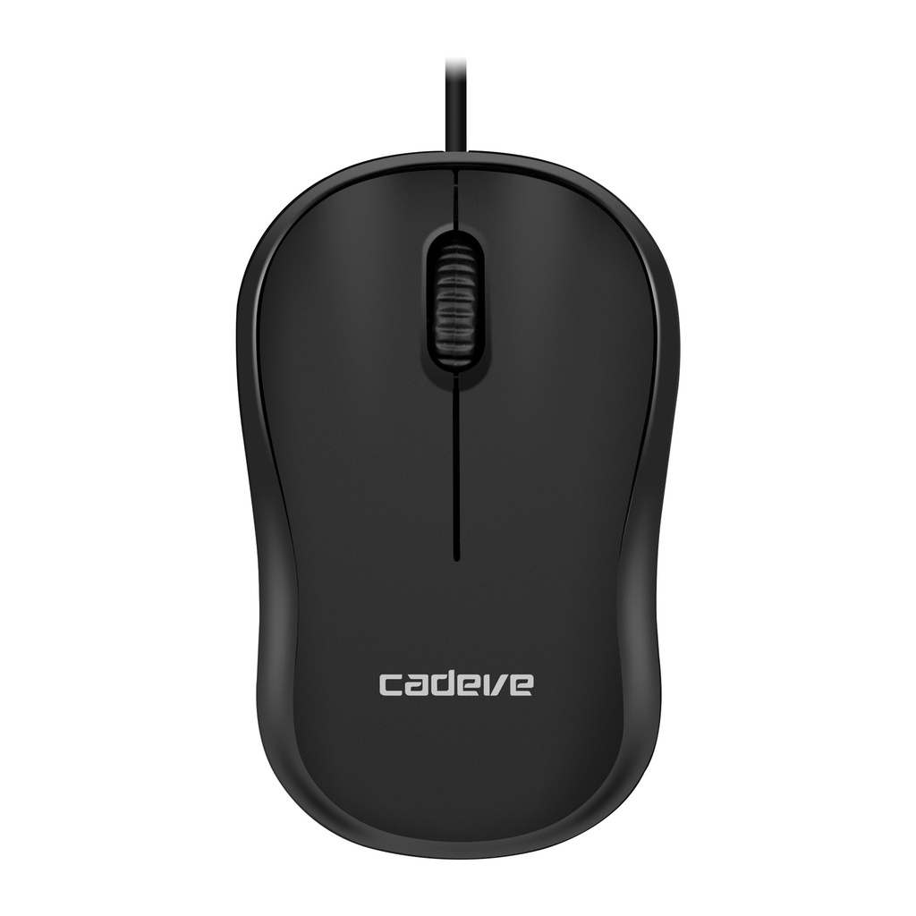 Cadeve เมาส์ทำงาน เมาส์มีสาย MS220 Optical mouse USB 2.0 1600DPI ยาว 1.2m (MS220) - รูปที่ 3