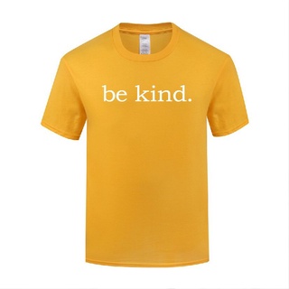 เสื้อเด็กหญิง - ตลก Be Kind ผ้าฝ้ายเสื้อยืดพิมพ์ผู้ชายฤดูร้อนแขนสั้น Tshirts เสื้อยืดที่ไม่ซ้ํากันข