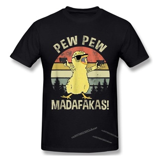 เสื้อยืด พิมพ์ลายลูกเจี๊ยบ Pew Madafakas สไตล์วินเทจ สําหรับผู้ชาย และผู้หญิงS-5XL