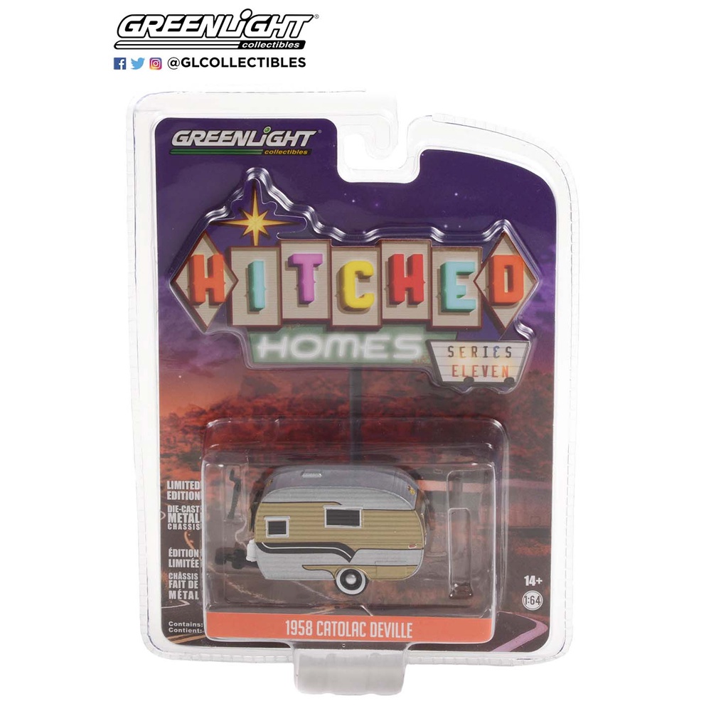 Greenlight 1/64 Hitched Homes Series 11 - 1958 Catolac Deville 34110-B
