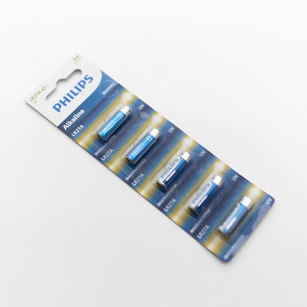 ถ่านรีโมท Philips LR27A  A27 V27GA 12V