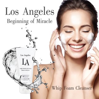 โฟมล้างหน้า วิปโฟม คลีนเซอร์ ลา ลอสแอนเจลิส Whip Foam Cleanser LA Los Angeles แบรนด์จาก U.S.A. 80 ML. (สินค้าของแท้)