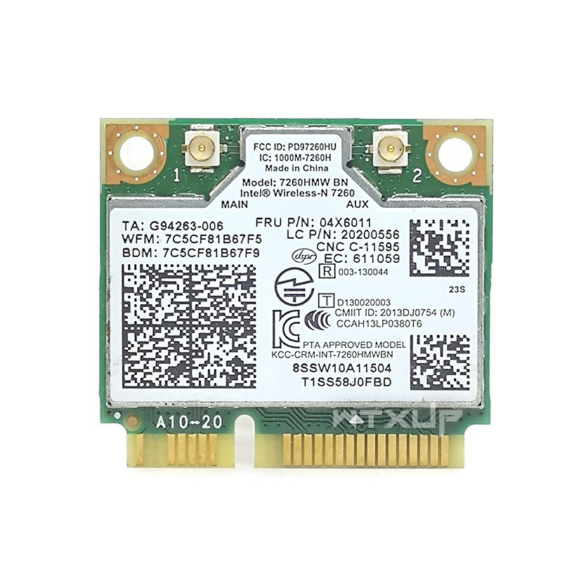 E440 Y510P Y410P Y430P K2450 M73P การ์ดเครือข่ายไร้สาย 7260BN FRU 04X6011