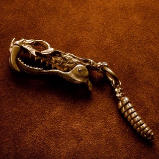 [Handmade] พวงกุญแจ Rattlesnake with tail Keychain