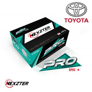 NEXZTER PRO SPEC ผ้าเบรค TOYOTA โตโยต้า ดิสเบรค (ทนอุูณหภูมิ 0-600 องศา)