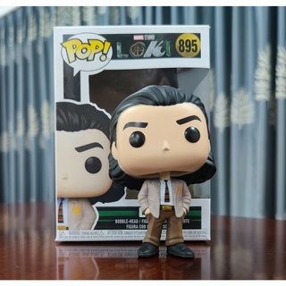 Funko Pop!Marvel 895# Loki In Suit Limited Edition โมเดลตุ๊กตาของเล่นสําหรับเด็กพร้อมตัวป้องกัน