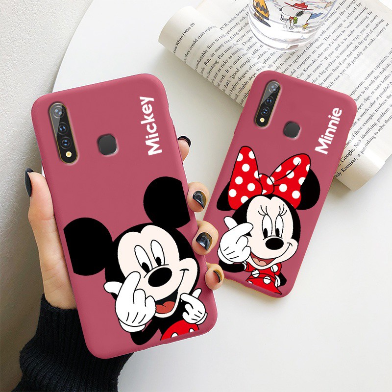 การ์ตูนมิกกี้ vivoy5s กรณีโทรศัพท์มือถือหญิง y9s ซิลิโคน y7s แบรนด์น้ำ u3x บุคลิกภาพ u1 สร้างสรรค์ y