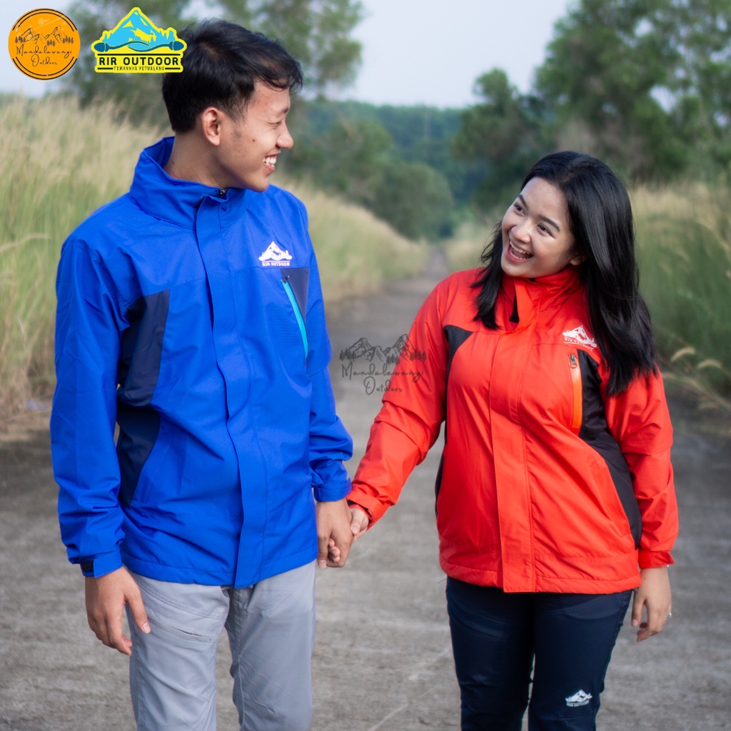 เสื้อแจ็คเก็ตภูเขากันน้ําเสื้อแจ็คเก็ตกลางแจ้ง RIR OUTDOOR - HODIIE HIKING เสื้อแจ็คเก็ตกันน้ํา