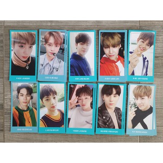 โปสการ์ด WANNA ONE x WANNABLE Global Official Fanclub Membership Kit Postcard จีฮุน องซองอู มินฮยอน แพจินยอง ซองอุน