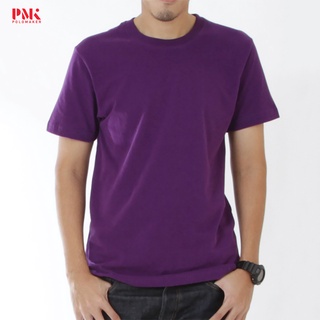 เสื้อยืดนุ่มพิเศษ Cotton100% สีม่วง TM22 - PMK Polomaker