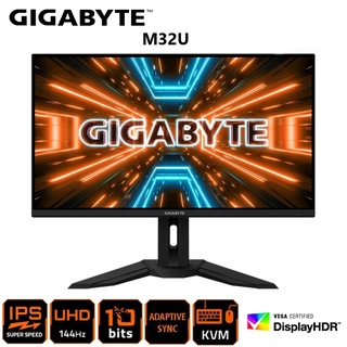 MONITOR (จอมอนิเตอร์) GIGABYTE M32U-AP 31.5” IPS 144Hz Gaming Monitor ประกัน 3 ปี