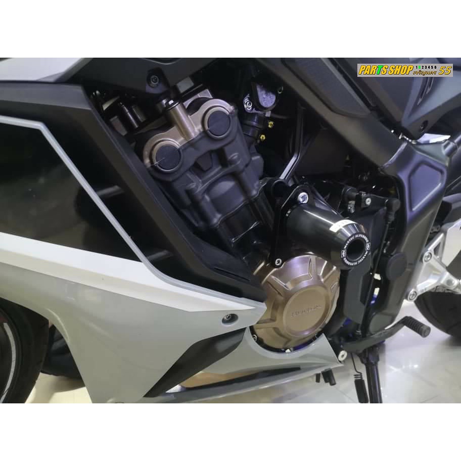 กันล้มกลาง ตรงรุ่น CB/CBR650R [ ปี 2021 ขึ้นไป ] แบรนด์ [ Maxtec ]