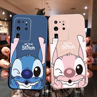 เคสโทรศัพท์มือถือ ลาย Stitch ป้องกันเลนส์กล้อง สําหรับ Samsung Galaxy S21 Ultra S20 FE S22 S10 Plus