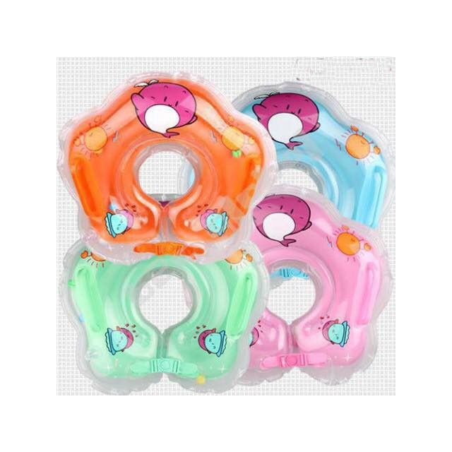 SST Shop ห่วงยางคอลายโลมา พร้อมที่จับด้านข้างห่วงยางสระว่ายน้ำ  ปลอกแขน พยุง